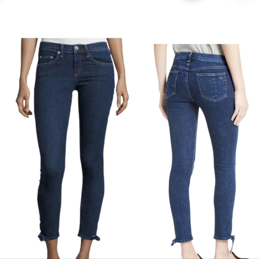 rag & bone Dark Blue Skinny Jeans